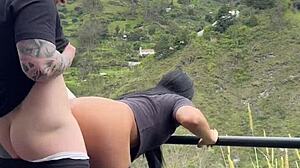 hot young colombian couple films risky public park doggystyle sex gone wrong