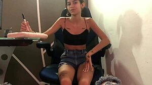 damn, this sexy psychologist couldn't resist my huge dick in her tight pussy! 😏