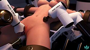 Mercy Overwhelmed by Orgasms and Bred by Dominant AI