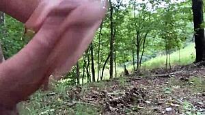 Hey check my sloppy public outdoor clit licking masturbation homemade crazy naked.