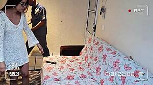 horny housewife gets naughty visit from technician pounding her hard at home 🔥😏