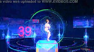 Meiko from Project Diva 39 full nude mod reveals massive tits big ass and goddess curves