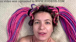 pov 18+ alternative teen fucked missionary cum on ponytail face