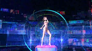 Meiko from Project Diva 39 full nude mod reveals massive tits big ass and goddess curves