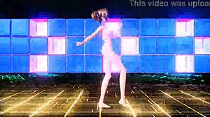 Meiko from Project Diva 39 full nude mod reveals massive tits big ass and goddess curves