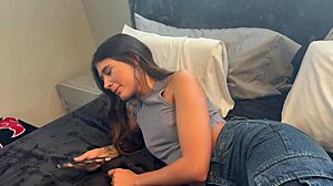 wanna see this horny slut ride landlord's big cock for rent?