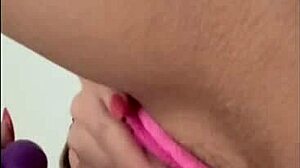 latina amateur tempts with solo dildo play in steamy solo session