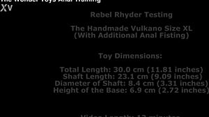 Rebel Rhyder testuje ručný Vulkano XL fistovaním