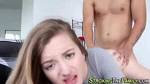 POV Stepteen 18+ Begs Uncle for Creampie Fuck