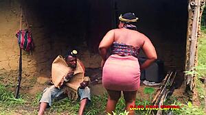 BBW Patricia Gabriel Fucked Hard by African Bush Hunter William in Wet Pussy Missionary