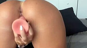 riding dildo hard pretending it's your throbbing cock baby