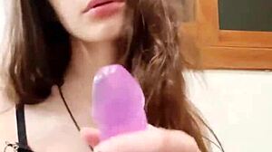 even fake cock blowjobs hit different with this big titted doll 😍🍆💦 dollscult fun!