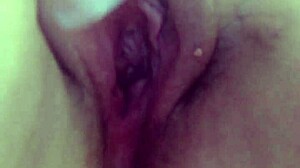 Filling fat bbw pussy with huge dildo toys solo masturbation