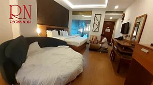 i pour drink in her navel then lick her slutty pussy deep