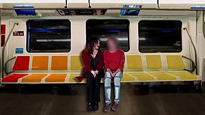 wanna see me jerk stranger on train while hubby films??