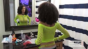 ariana aimes horny blatina riding huge cock till she squirts