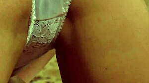 oily bound sub fingers under sensual lesbian mistress massage