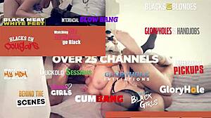 Blake Blossom Licks Hairy Pussy In Ffm Threesome With Big Tits Double Blowjob