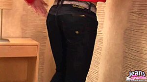 these tight jeans hug my 18yo ass just right dont they