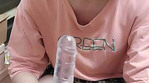 ting xuan shemale blowjob dildo has me hooked