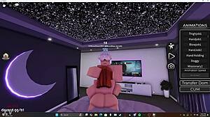 Redhead Slut Takes BIG WHITE MONSTER COCK Deep in Ass