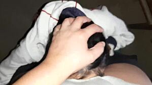 club stranger licks wet pussy to orgasm at home