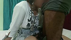 18-Year-Old College Slut Teases Indian BBC Lips Before Creampie