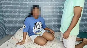 indian bhabhi quick painful cucumber fuck devar brutal cumshot 💦😩