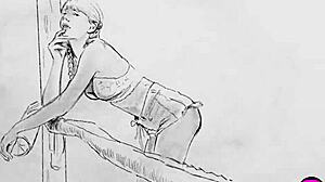 stunning small tits blonde milf jennifer love strips outdoors!