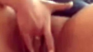 horny milf screams loud fingering wet pussy to orgasm