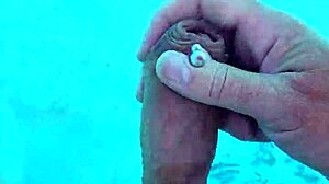 i jerk off naked handjob solo in the pool part 3