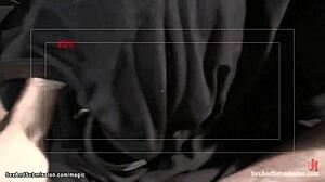 hey, bound blonde gf takes double anal pounding rough!