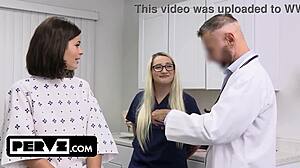 naughty teen dharma jones rides doc's fat dick for backache cure 😏🏥🍆💦