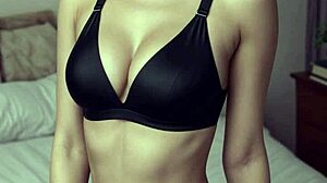 ai lingerie models pose barefoot with panties and cute feet