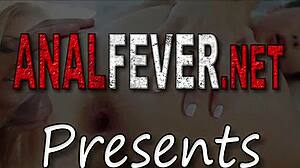 Babe's big bubble ass fingered deep and stretched wide