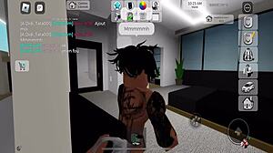 roblox brookhaven characters engage in wild anal sex play