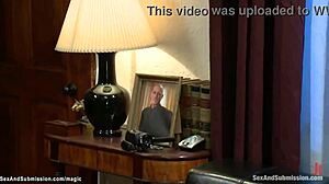 hey, bound blonde gf takes double anal pounding rough!