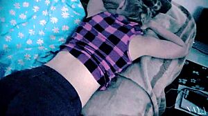 Stepdad Pounds Resting Stepdaughter Hard