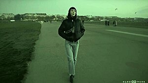 hardwerk bangs skinny brunette delfine in ripped clothes orgy bdsm