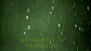 he pisses while babe gulps it down in sloppy blowjob game contest