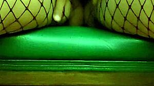 Beruka's Fishnet Squirt And Wet Masturbation Session