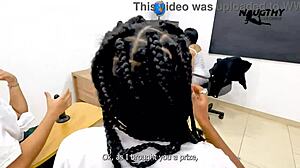 kinky teacher's interracial lesbian lust explodes with two curvy student sluts