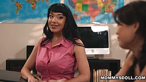 I suggest Chloe Amour fucks my stepdaughter Lulu Chu to fix her classroom distractions!