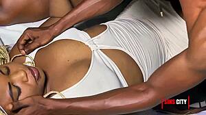 taboo family threesome with big black cocks pounding shaved pussies everywhere