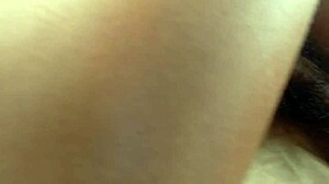 Tight shaved student's horny mouth gets filled with hot creampie load