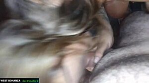 House party doggy bangs sandy till cum drips off ass!