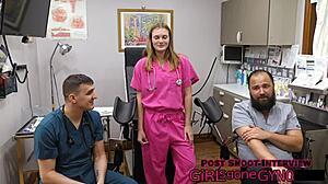 tyler lynn's intense abdominal percussion exam daddy