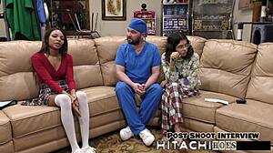 Freshman Solana's Hitachi Orgasm Explosion!