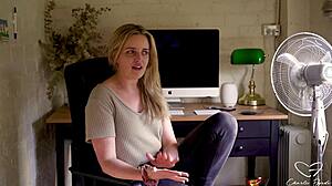 charlie forde chats dirty then fucks poolside backstage