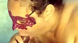 latina bbw puta gulps massive cumshot after homemade pov handjob